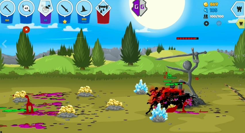 火柴人战争绿色钥匙版图标