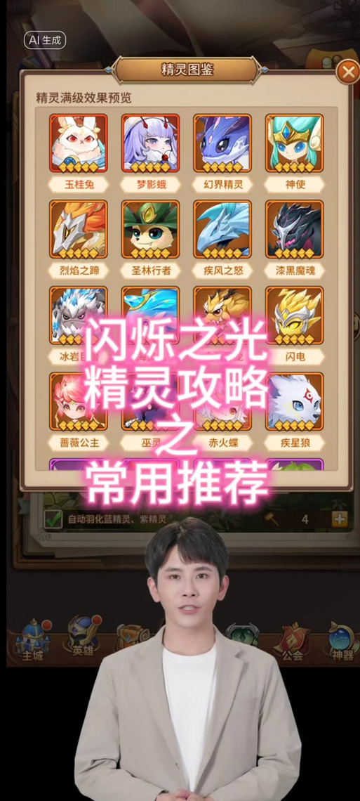 满盈的精灵游戏手机版中文详解