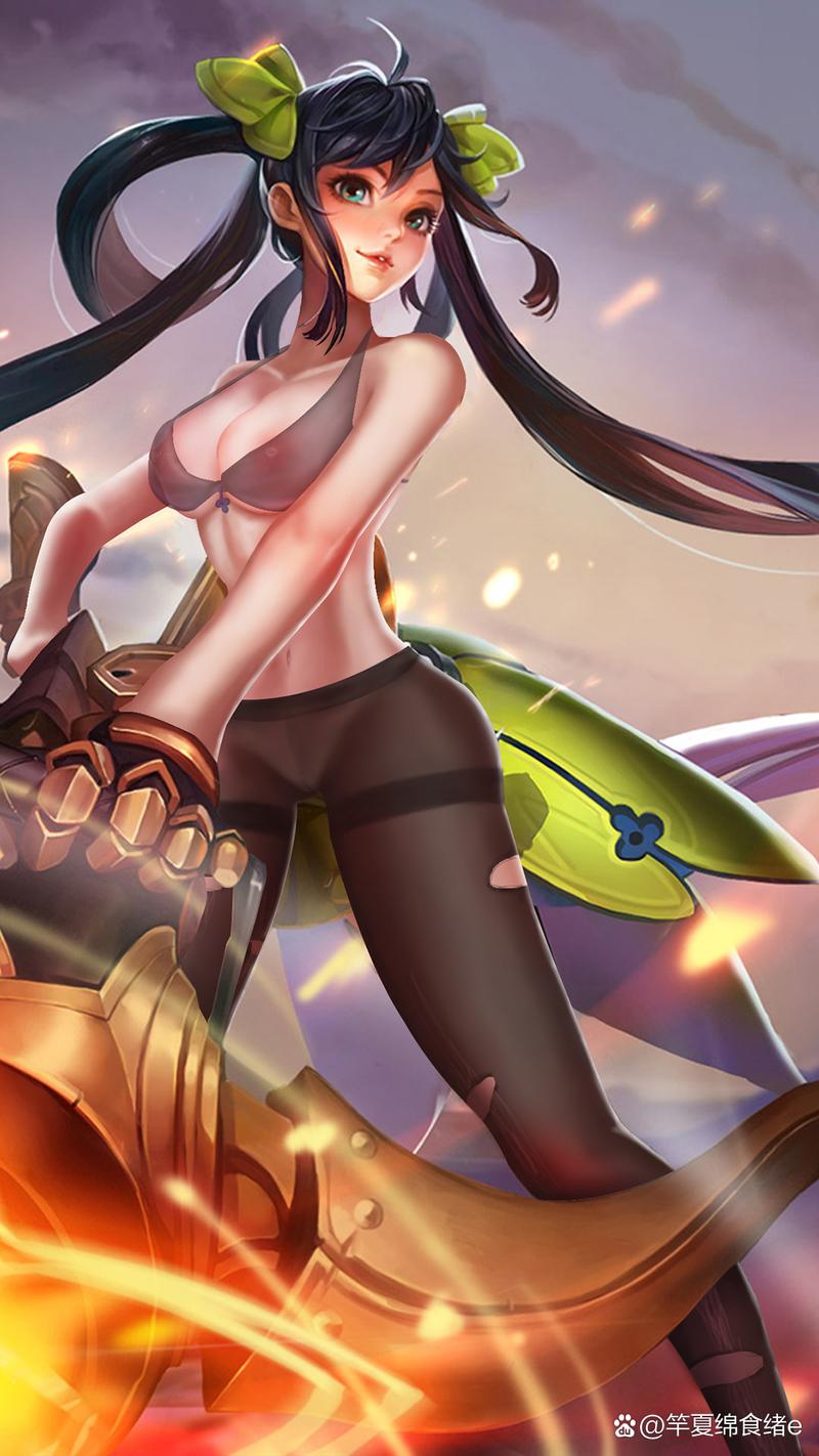 王者女英雄去掉内照片没有小爱心图片华为版