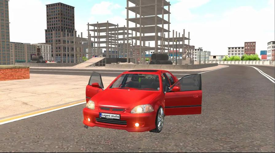 本田摩托车模拟器3D游戏白色版最新版彩色