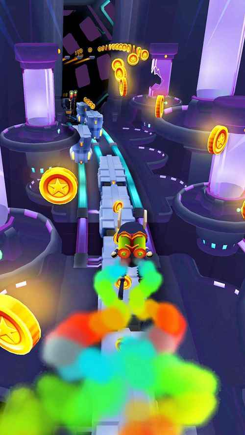 地铁跑酷内置菜单空间站绿色版