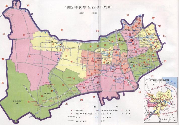 长宁区地图图标