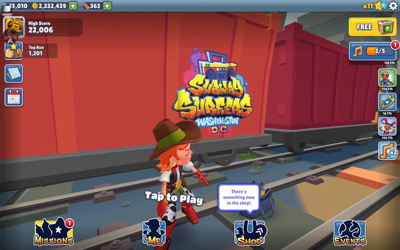 地铁跑酷破解版内置菜单版