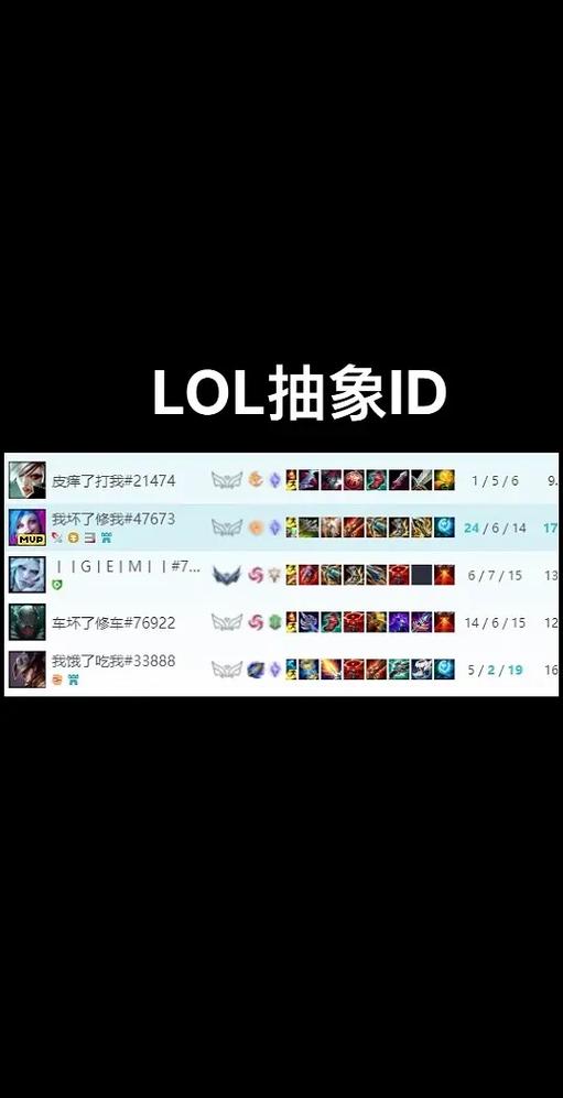 英雄联盟名字