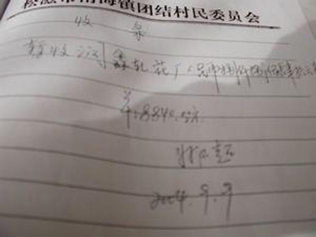 什么叫做打白条