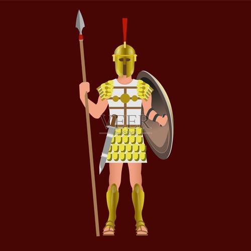 一个拿盾和刀的罗马游戏