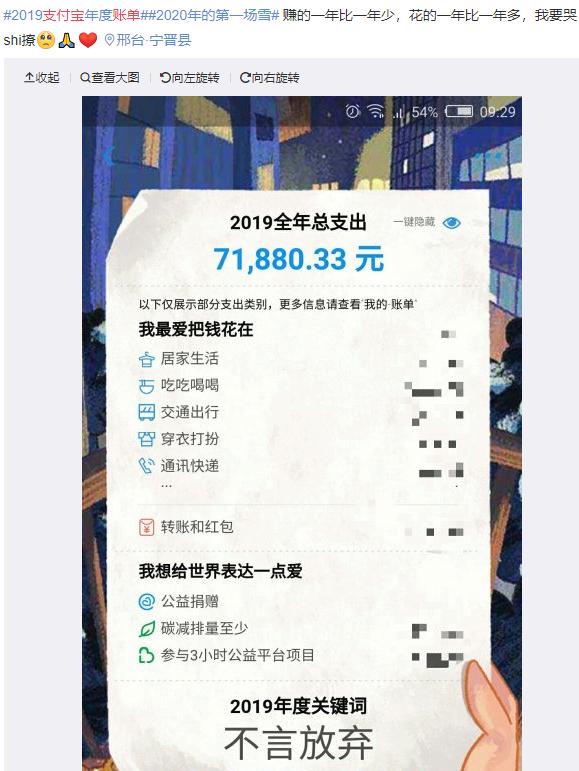 支付宝支出年账单