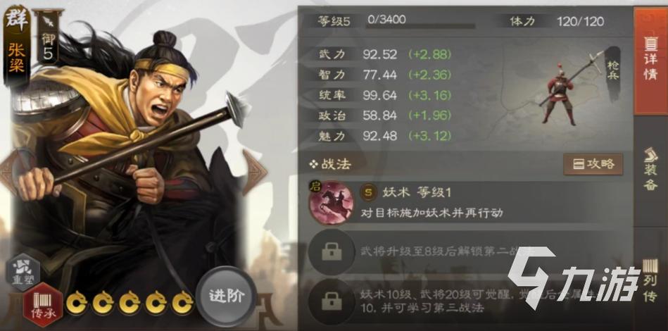 三国志sp张梁搭配阵容