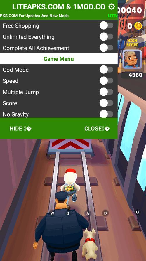 地铁跑酷内置菜单全皮肤