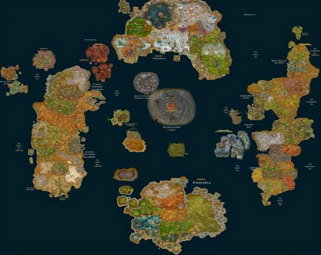 艾泽拉斯地图高清大图