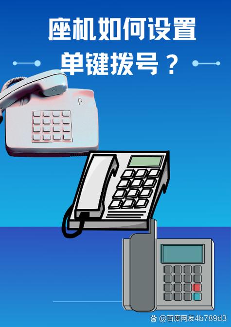 中诺固话一键拨号设置图标