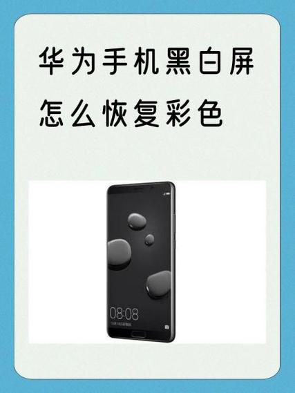 华为手机屏幕变黑白色如何恢复