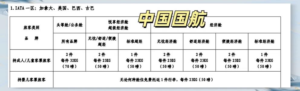 国际航班行李托运尺寸和重量规定图标
