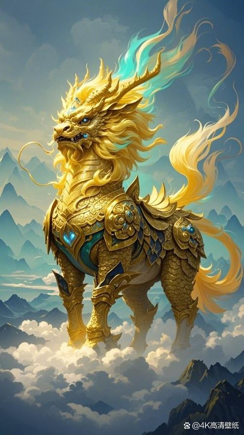 麒麟金图标