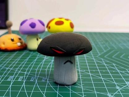 轻粘土制作植物大战僵尸