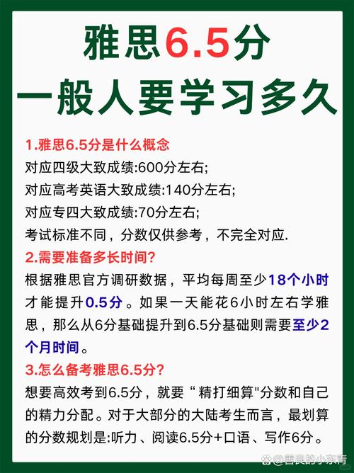 雅思6.5一般人要学多久