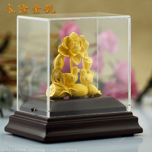 摆件上写的千足铸金图标