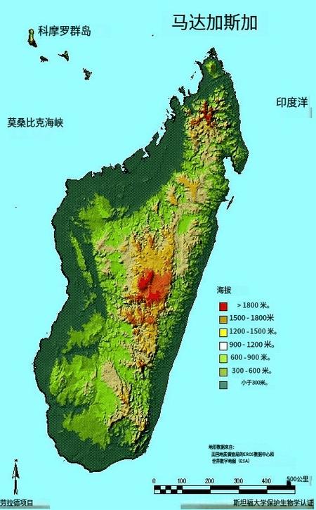 马达加斯加地图高清版大图图标