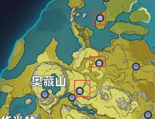 岩地灵龛位置图