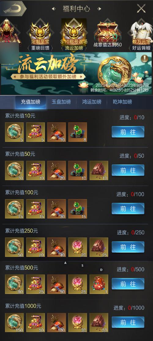 乱世王者30城触发礼包
