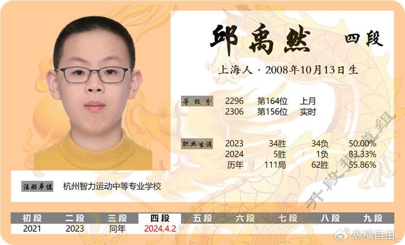 少儿围棋业余4段是什么水平