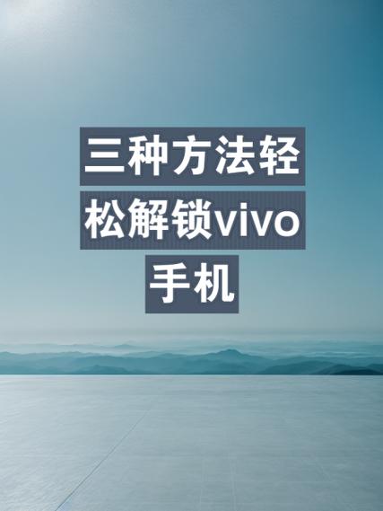 vivo手机被锁住了怎么解锁