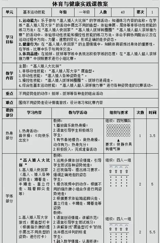 跑步的行进与立定教学法教案