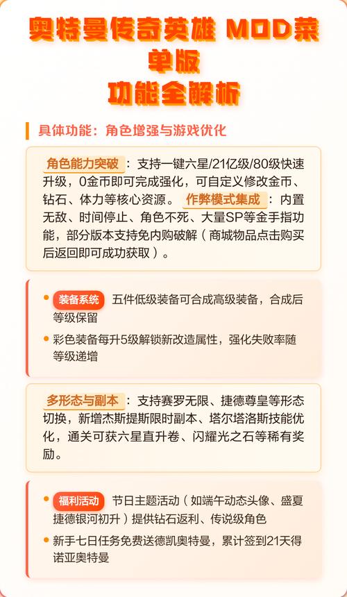 奥特曼传奇二破解版内置菜单