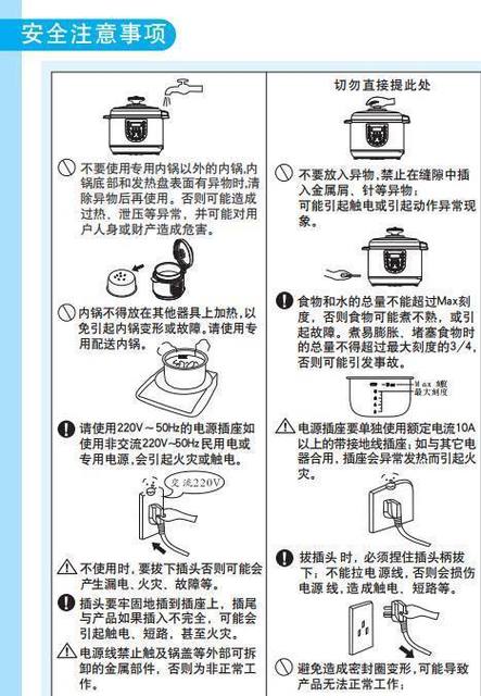 电压力锅便用方法图标
