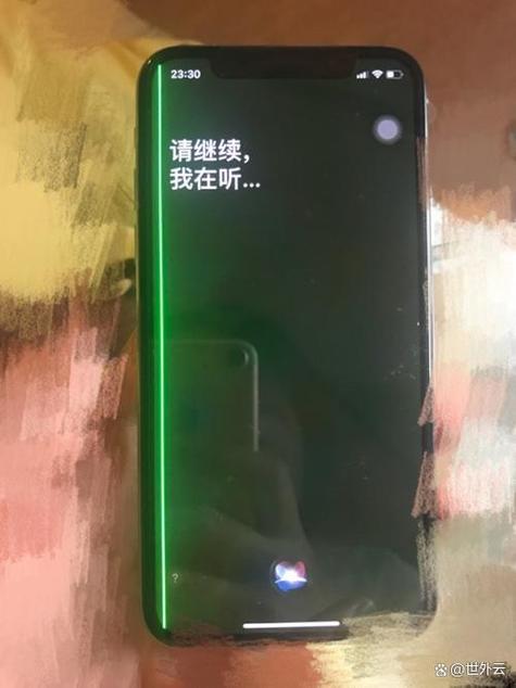 手机屏出现绿框的原因图标