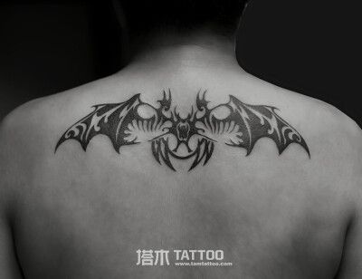 蝙蝠刺青的男人图标