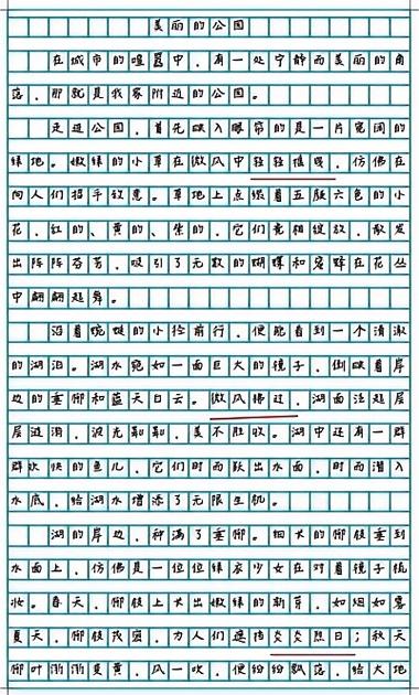 美丽的农场作文