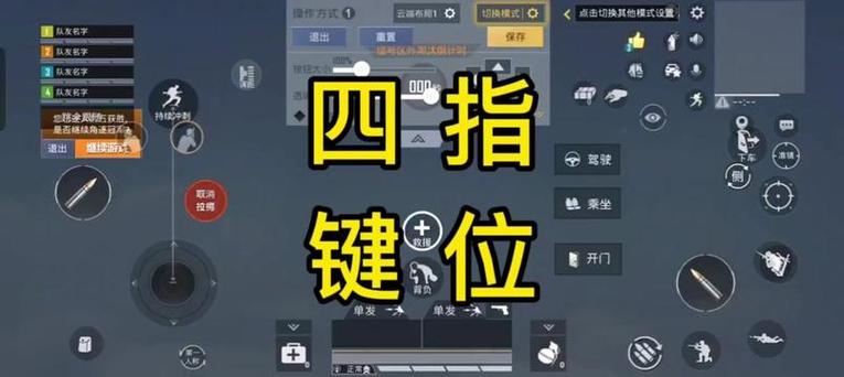 四指键位的作用图标