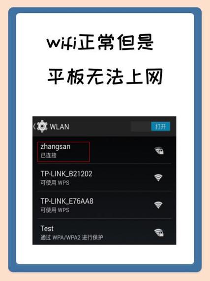 为什么平板连上无线不能用怎么办图标