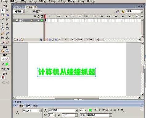 怎样制作flash动画课件 视频图标