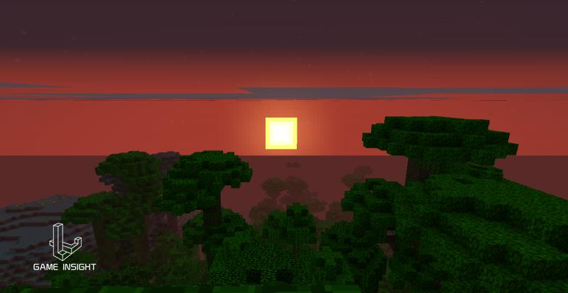 我的世界红色鬼脸太阳