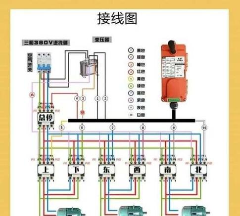 遥控器与接触器接线图图标