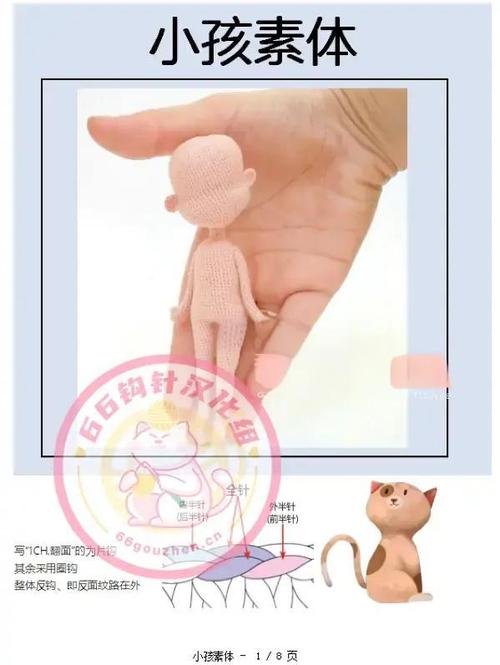 睡眠娃娃钩针图解图标