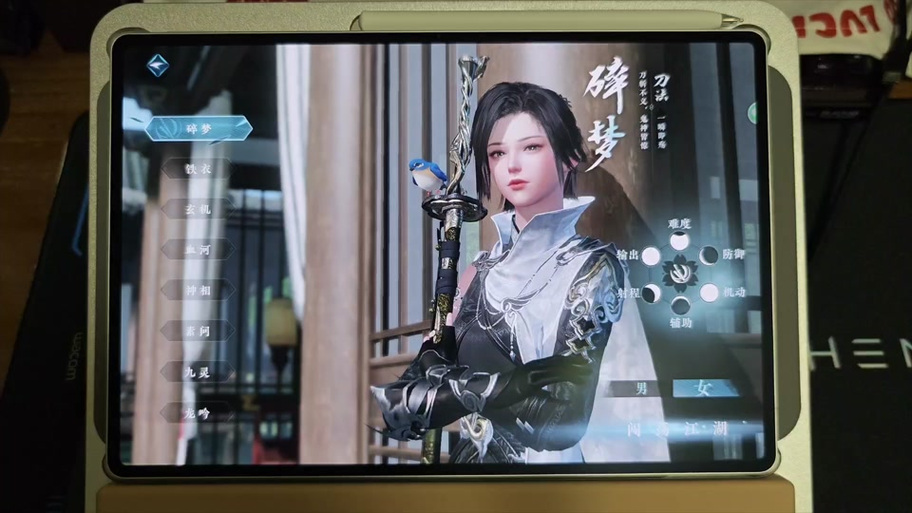 玩逆水寒什么平板好
