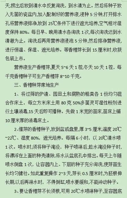 芽苗菜种植技术