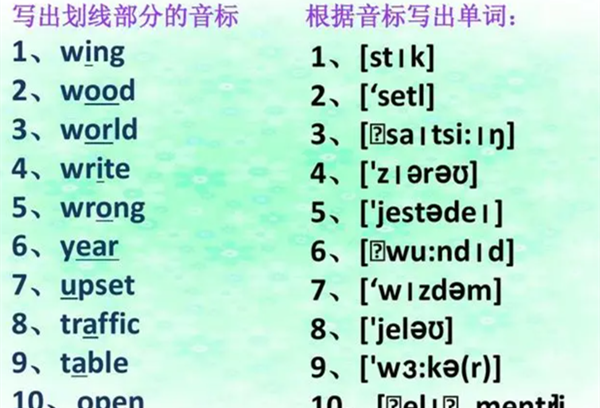物理w怎么读发音