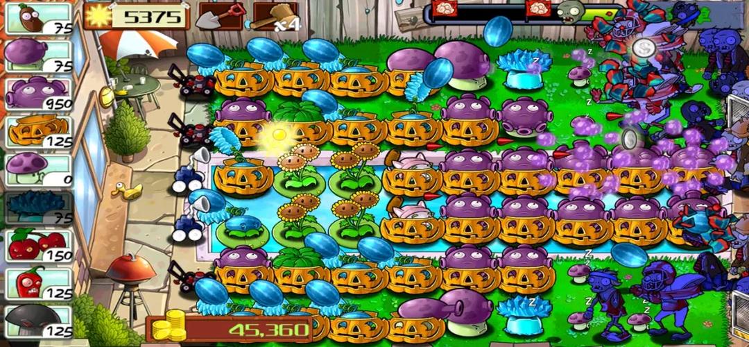 pvz2无尽阵容