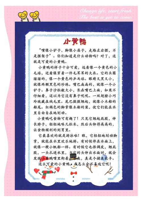 小黄鸭解说