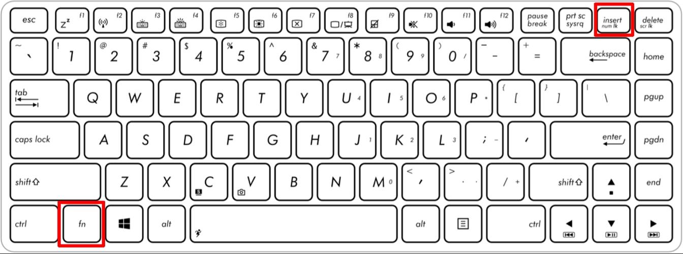 笔记本字母按键变成数字