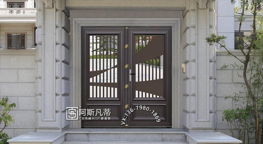 喇叭口大门效果图