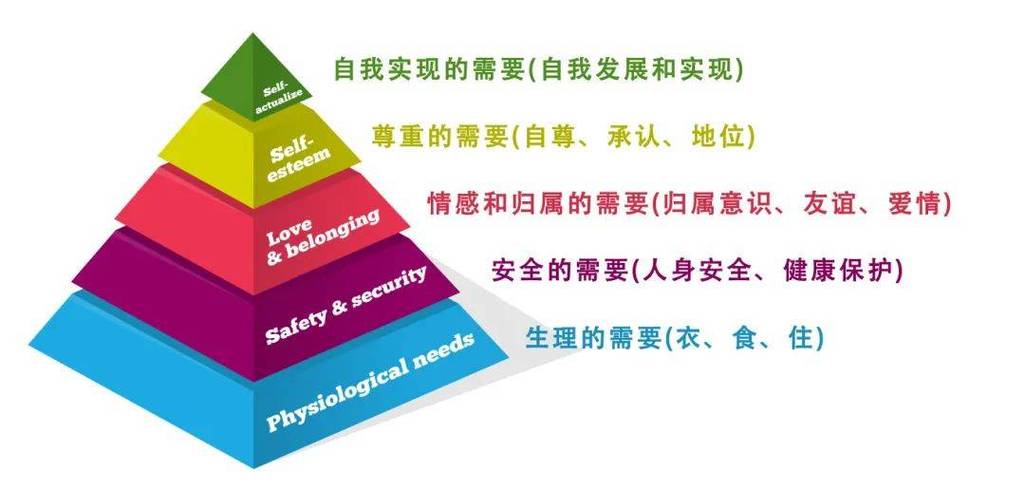 需要层次理论与自我决定理论的关系图标