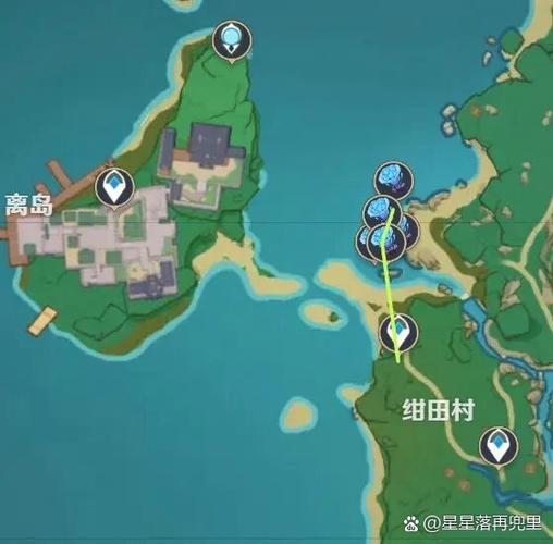 原神海灵芝的采集路线图