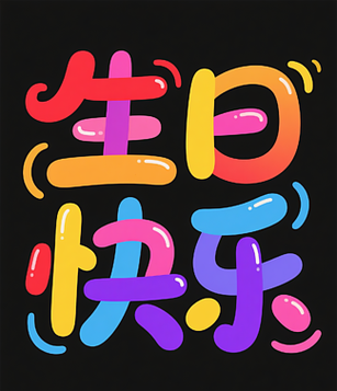 免费彩色字制作图标
