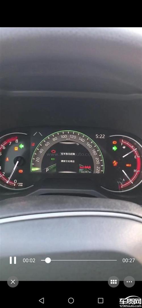 丰田RAV4仪表盘图标