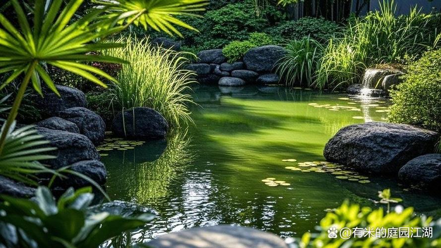 庭院池塘水生植物